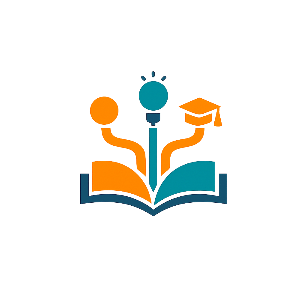 Abstract learning pathways symbol